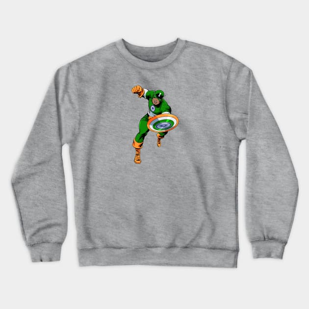 Captain India Crewneck Sweatshirt by ThirteenthFloor